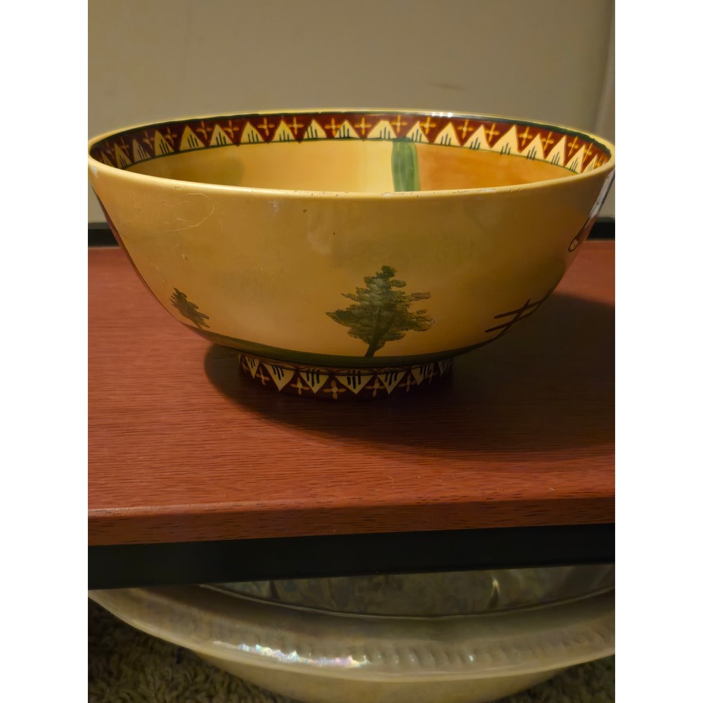 Vintage Farmhouse Decorative Cow Ceramic Bowl Rustic Country Kitchen Decor - Picture 3 of 6